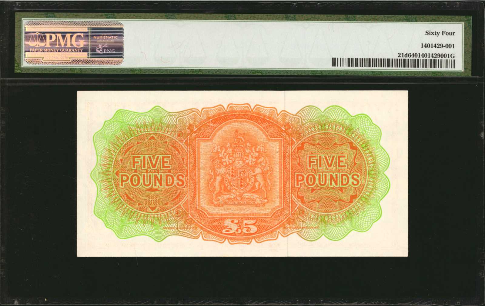image for: Bermuda  5 pounds (B122b)
