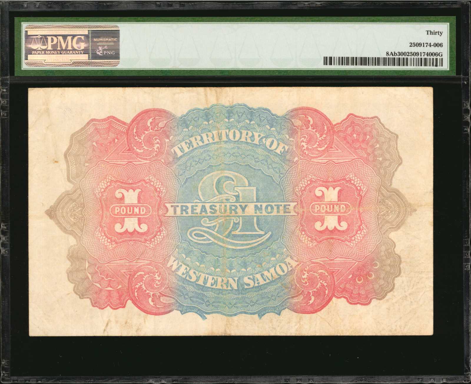 image for: Western Samoa  1 pound(B203t)