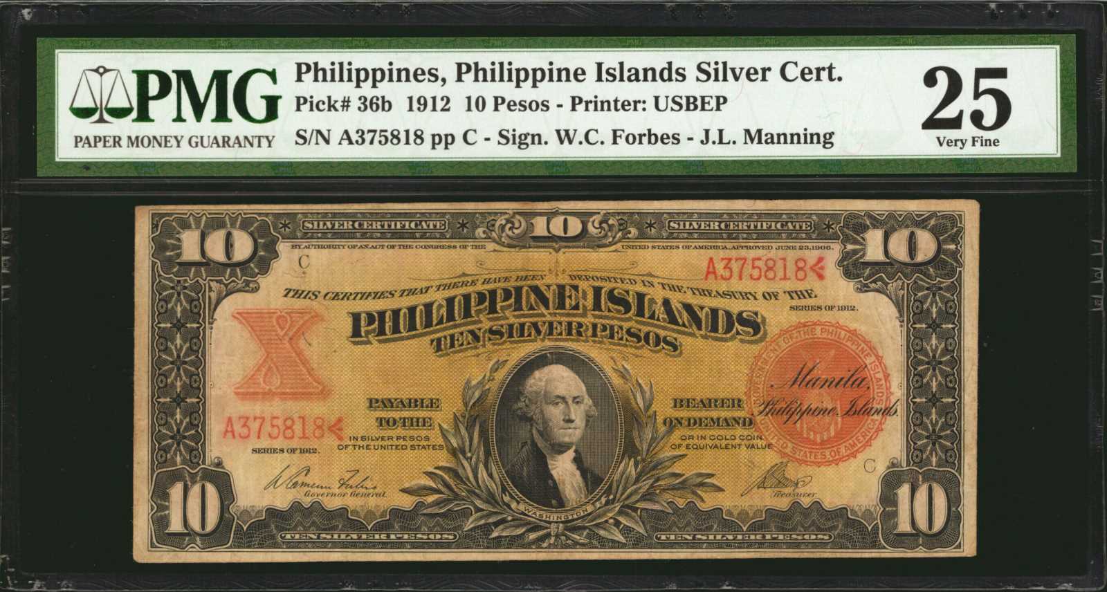 image for: Philippines  10 silver pesos (B513d)