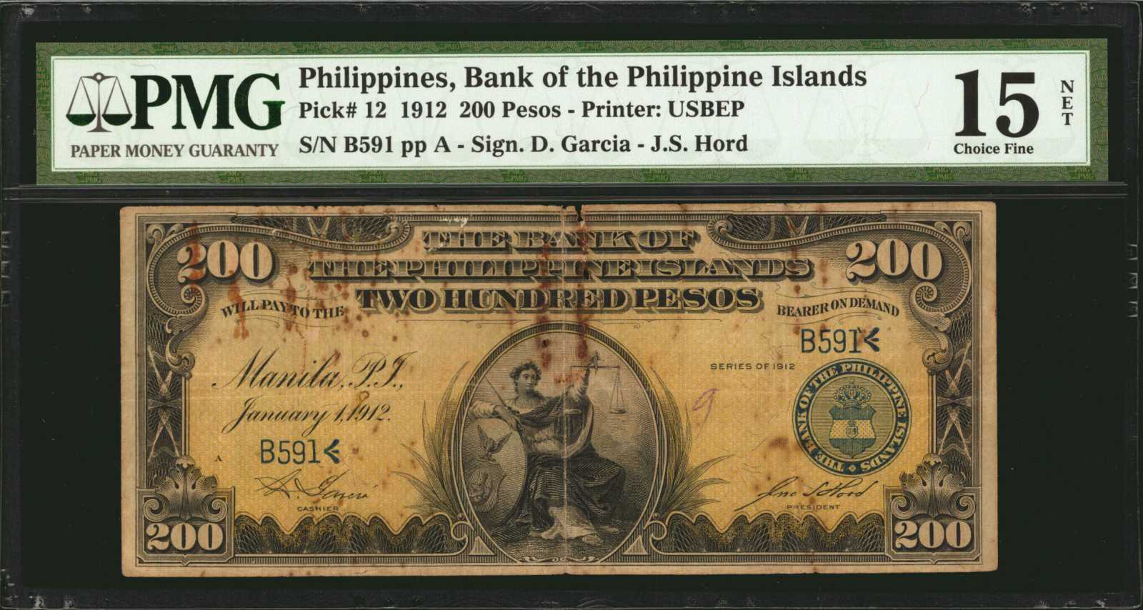 image for: Philippines  200 pesos(B606az)