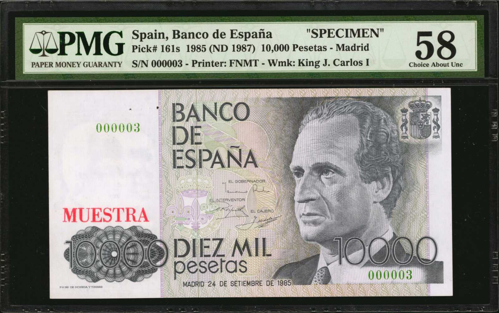 image for: Spain  5,000 pesetas (B626az)