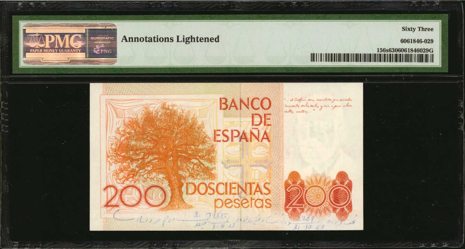 image for: Spain  2,000 pesetas (B625az)