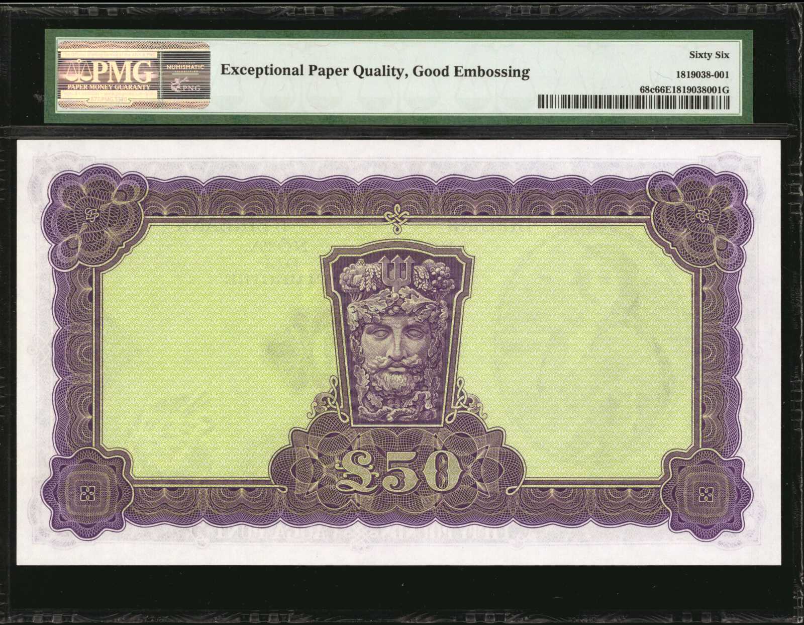 image for: Ireland, Republic of  50 pounds (B213as)
