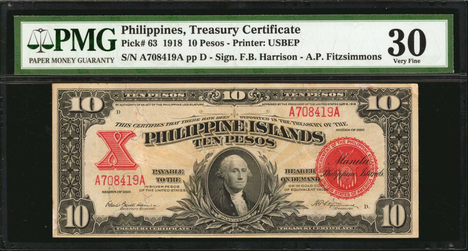 image for: Philippines  10 pesos (B519a)