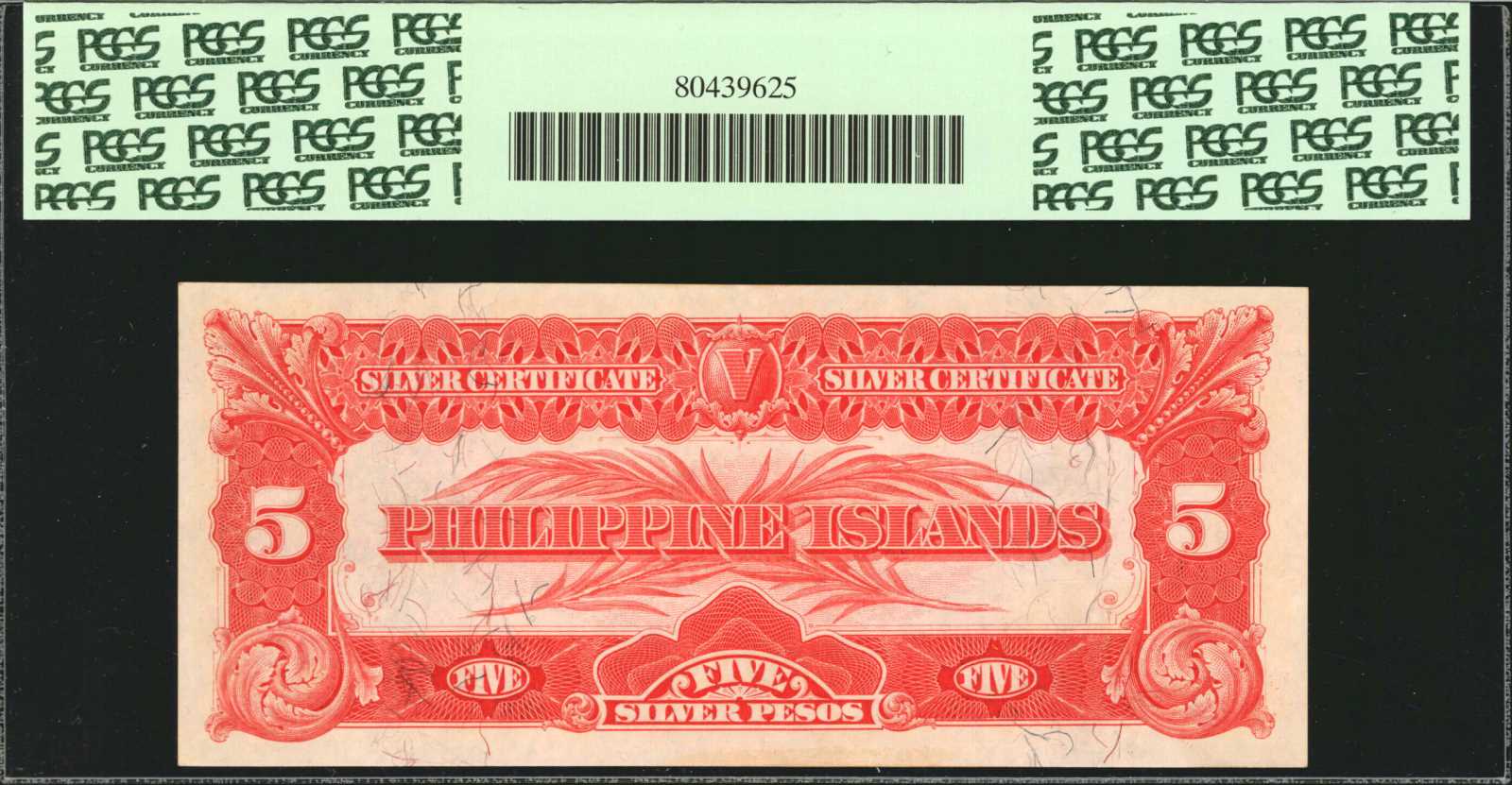 image for: Philippines  5 silver pesos (B502b)