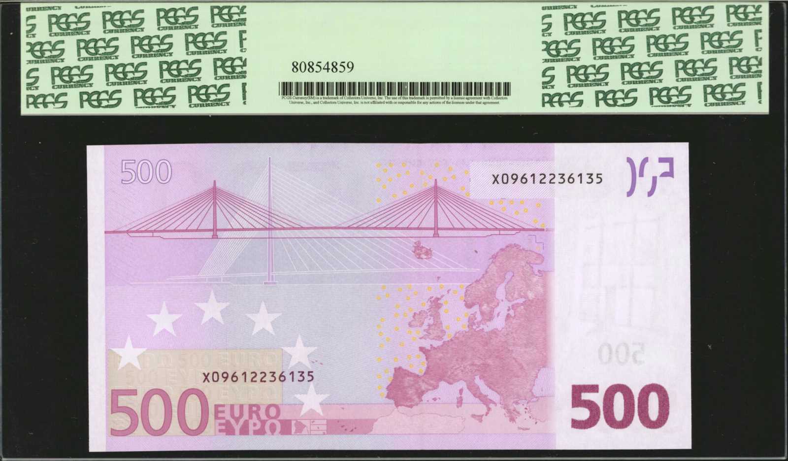 image for: European Monetary Union  500 euro (B107n2)