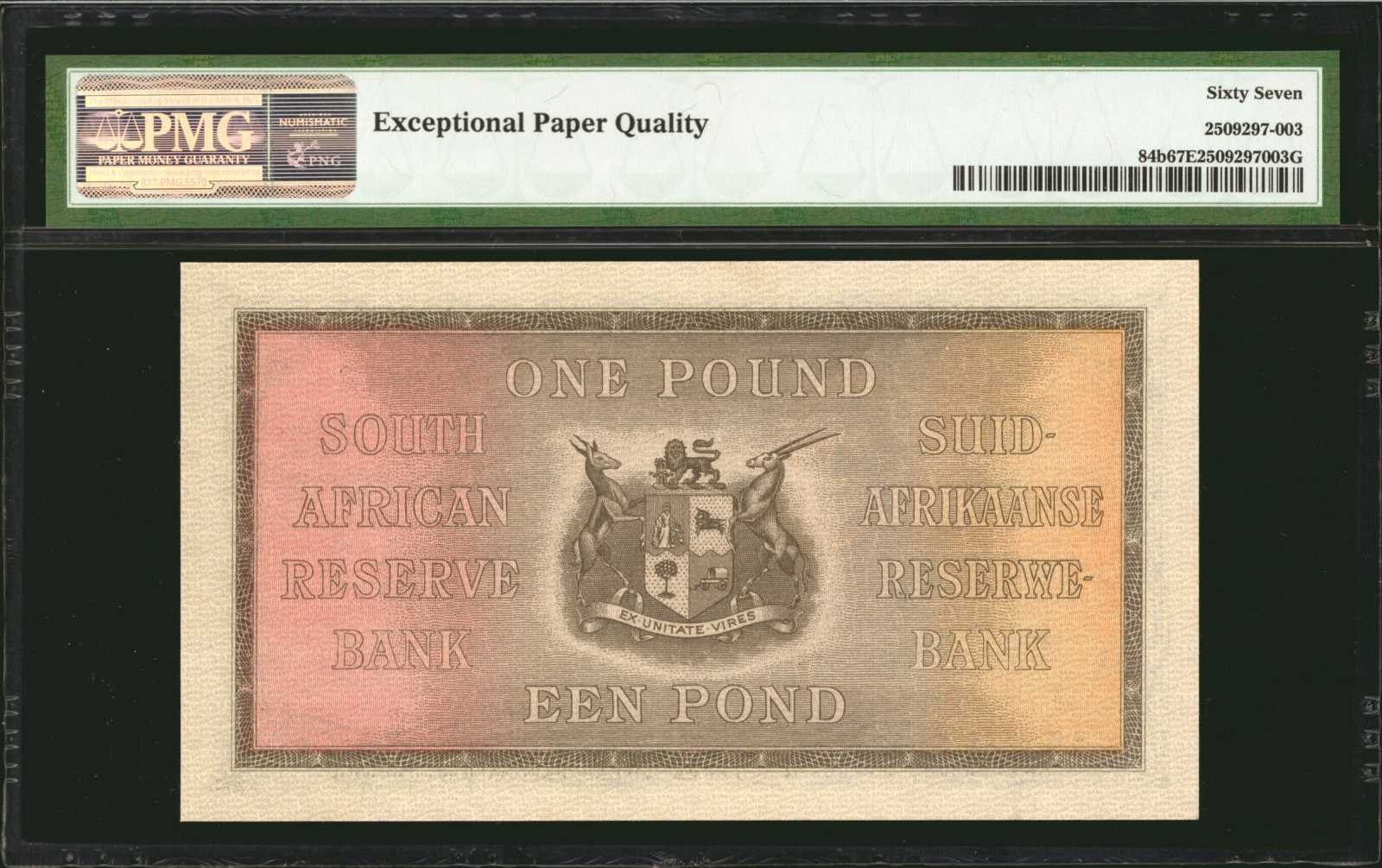 image for: South Africa  1 pound (B712fs)