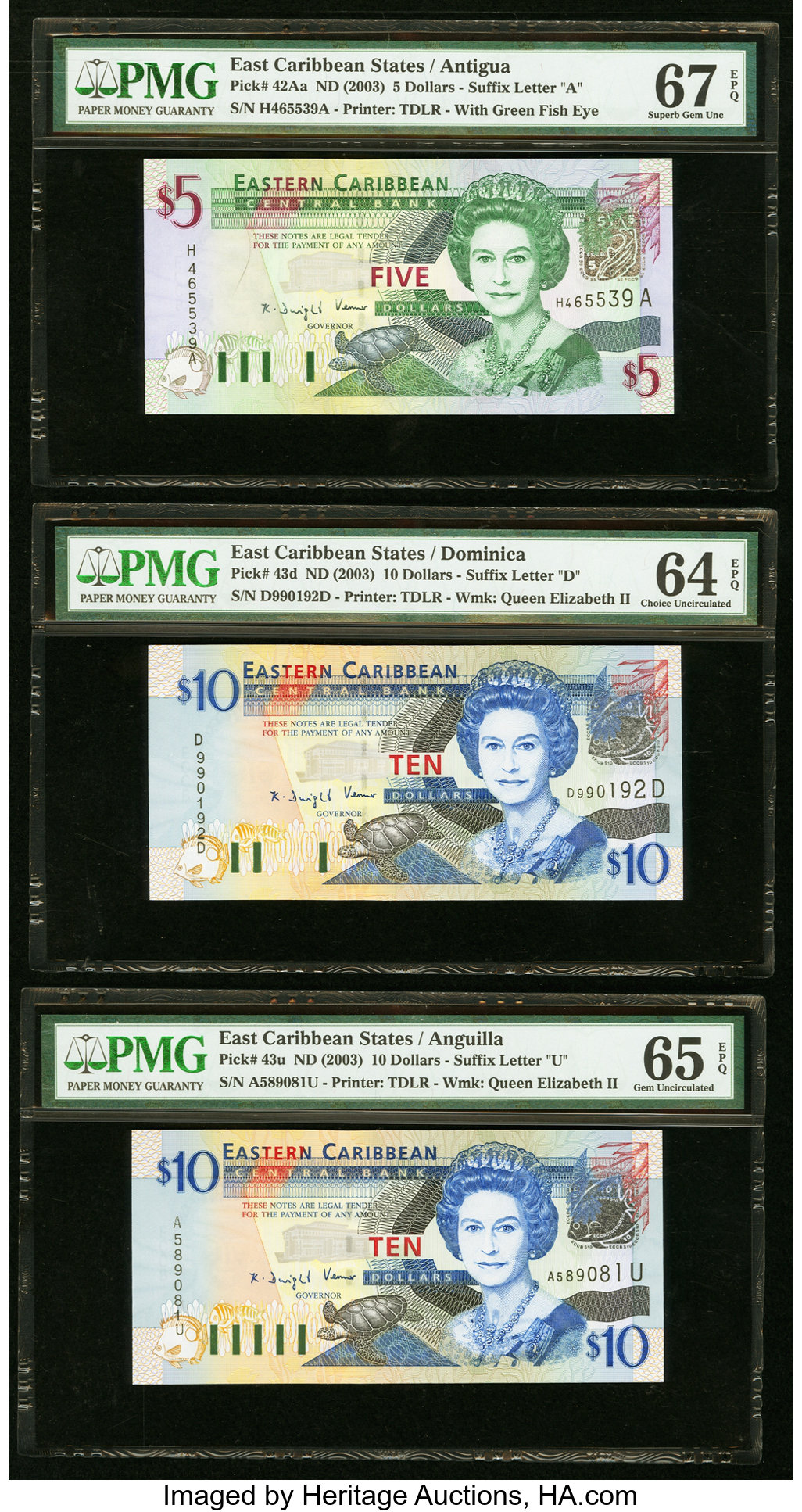 image for: East Caribbean States  10 dollars (B227k)