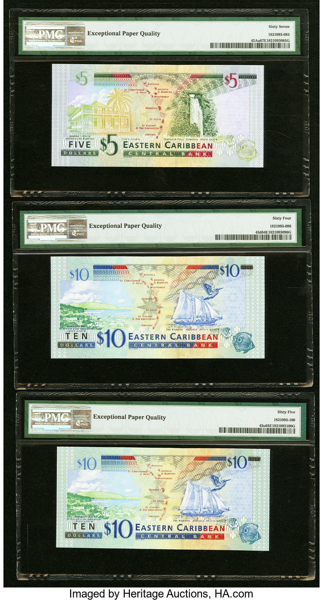 image for: East Caribbean States  10 dollars (B227a)