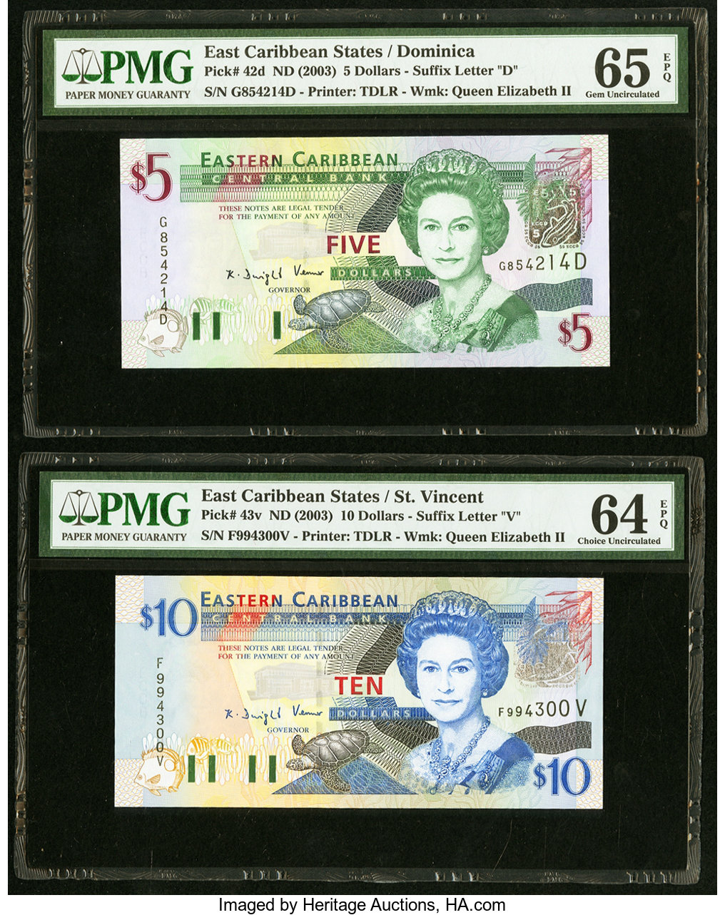 image for: East Caribbean States  10 dollars (B227k)