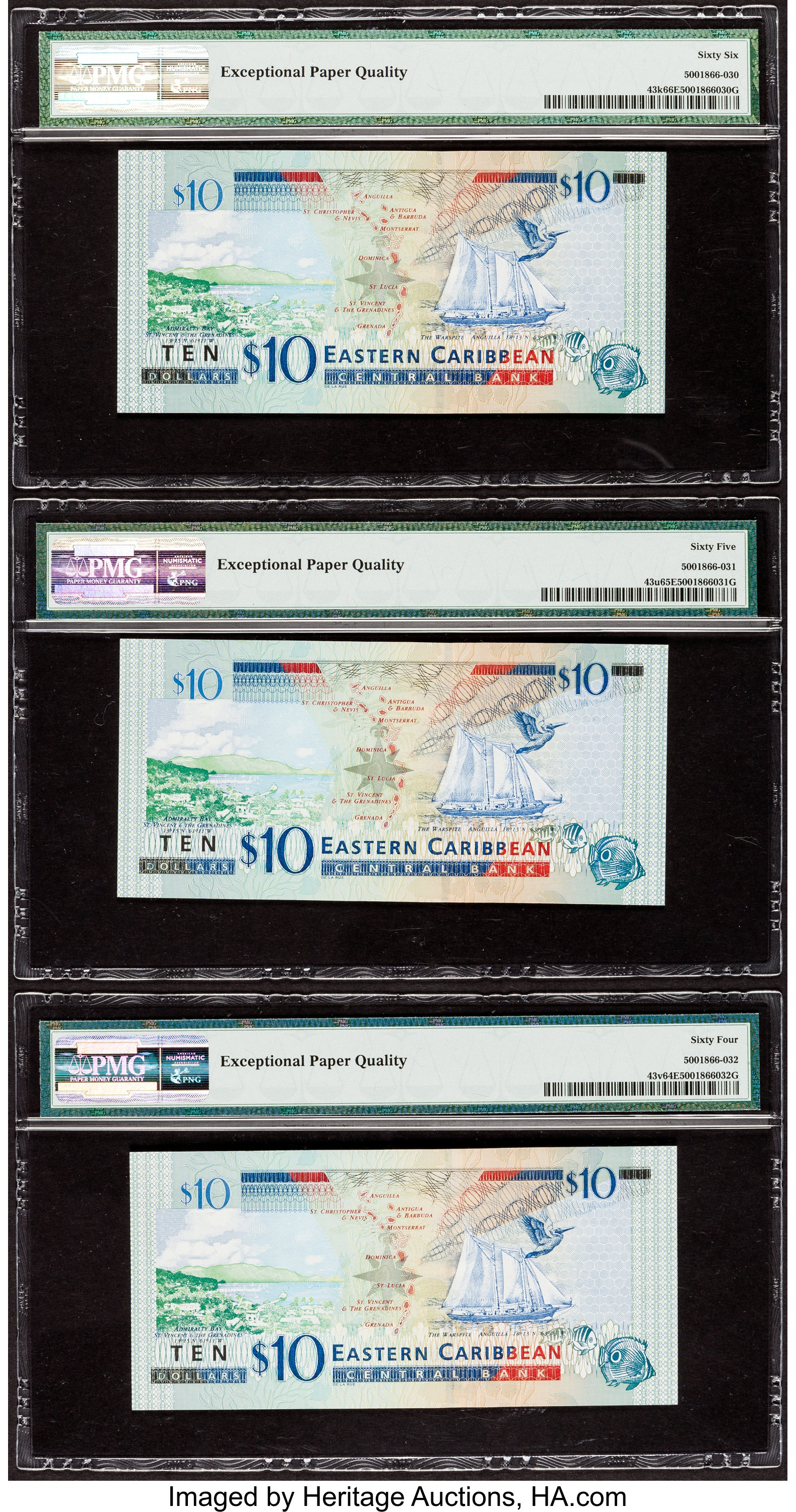 image for: East Caribbean States  10 dollars (B227g)