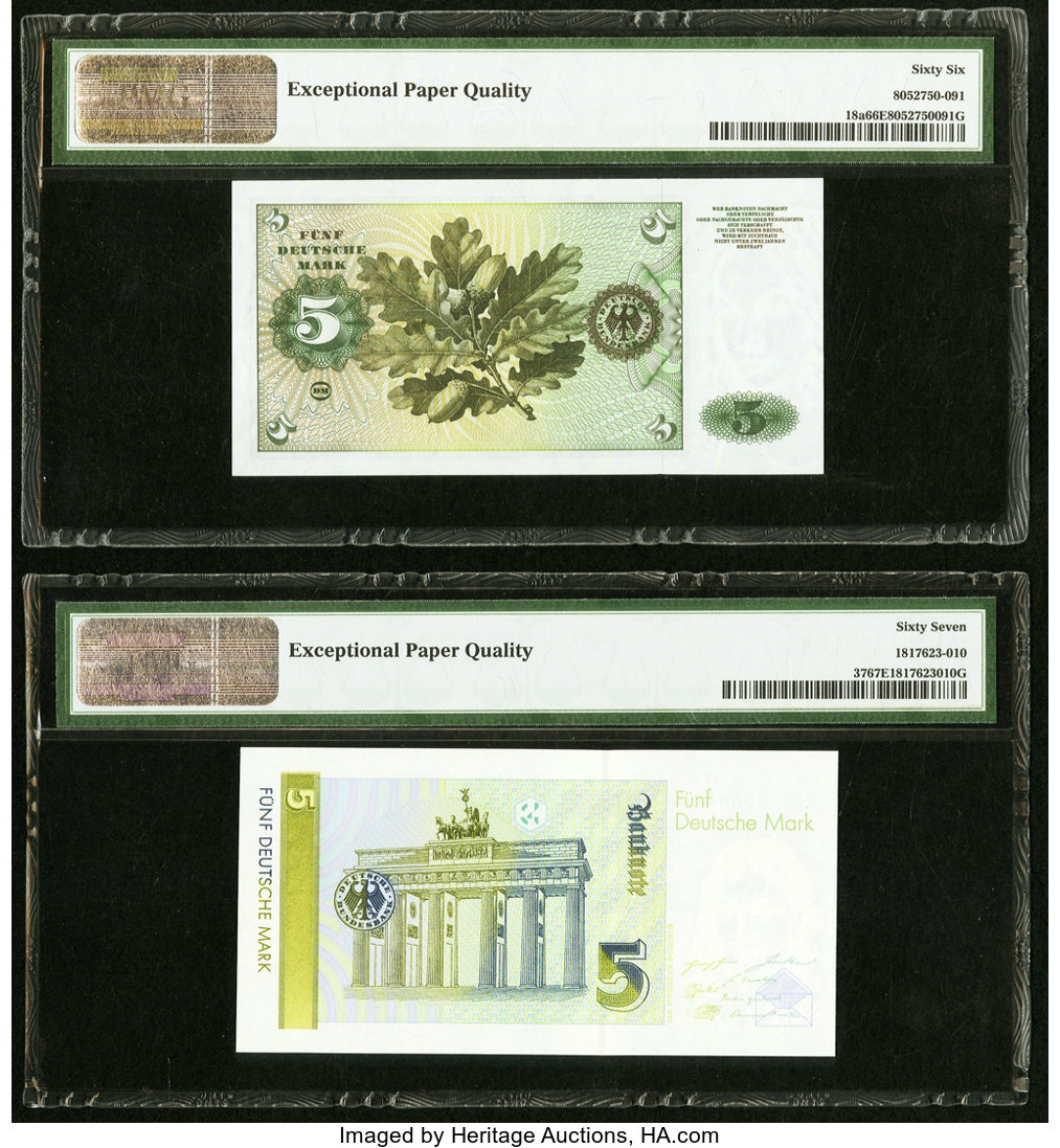 image for: Germany, Federal Republic of  5 deutsche mark (B201as)