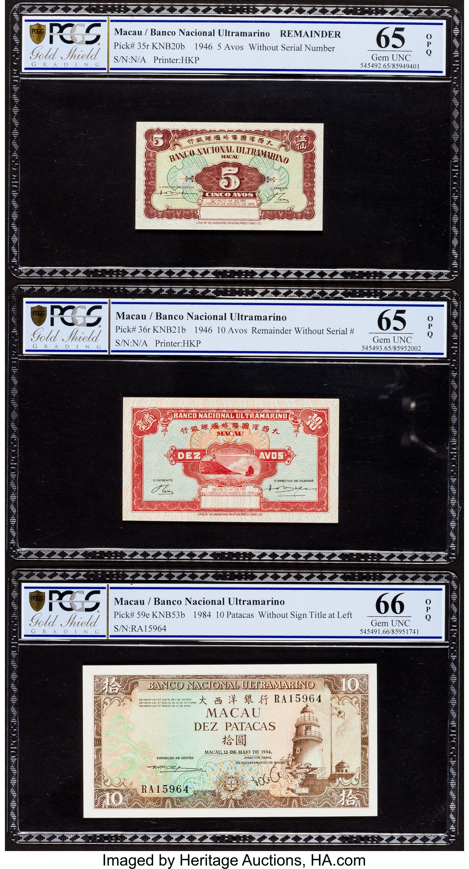 image for: Macau  5 avos(B035a)
