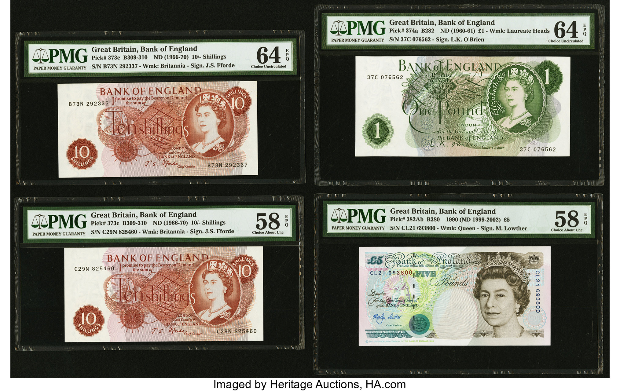 image for: United Kingdom  5 pounds (B192a)