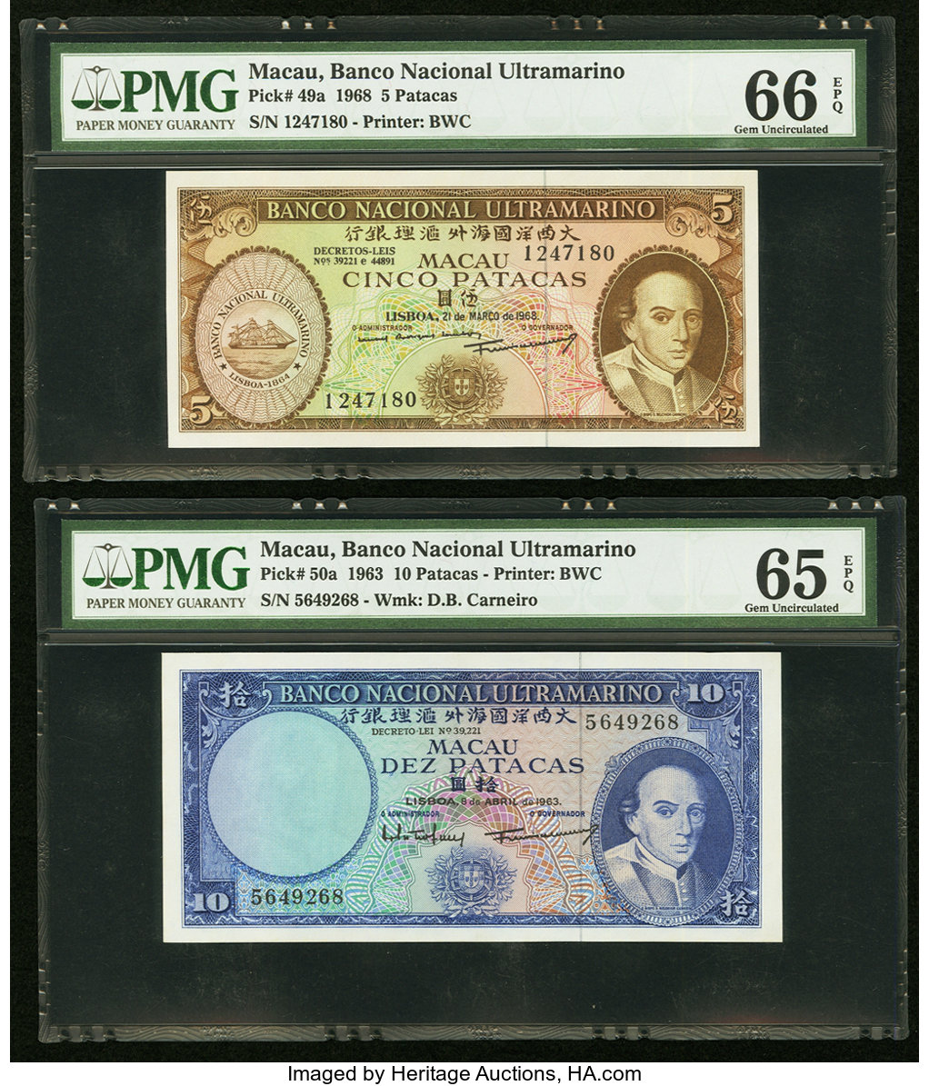 image for: Macau  5 patacas(B050bs)