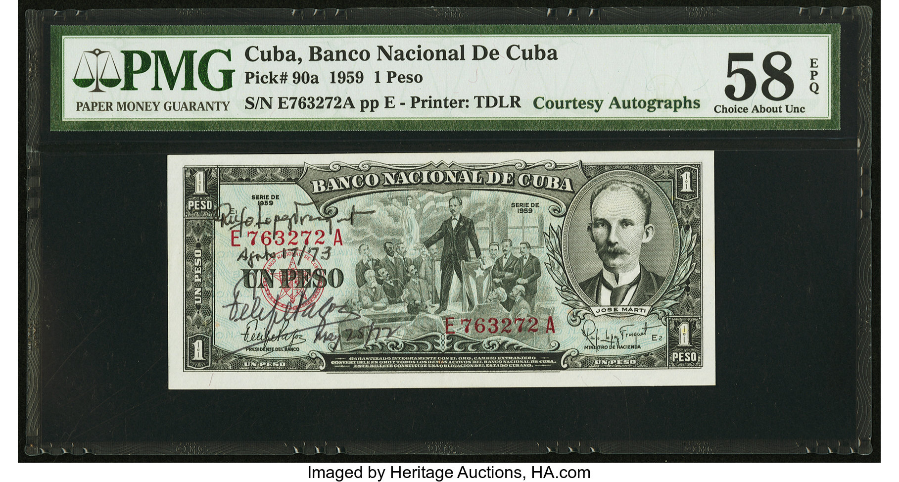 image for: Cuba  1 peso (B813as2)