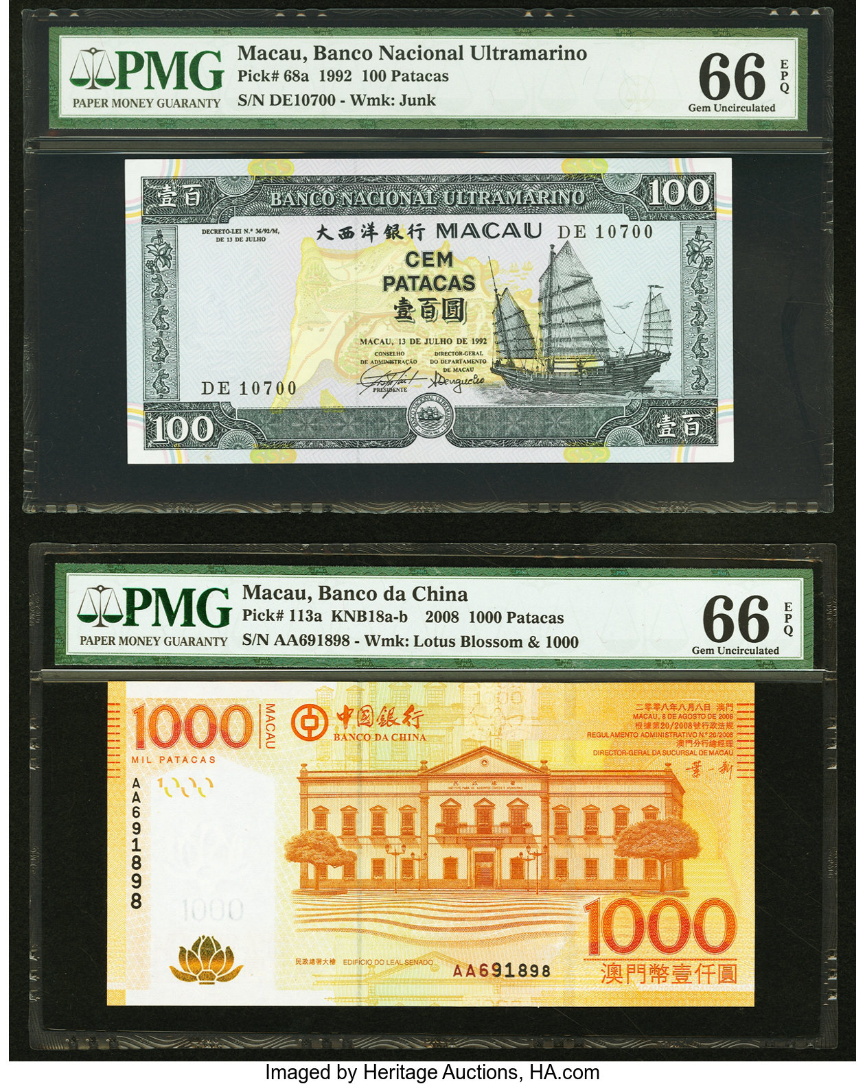 image for: Macau  100 patacas (B064as)