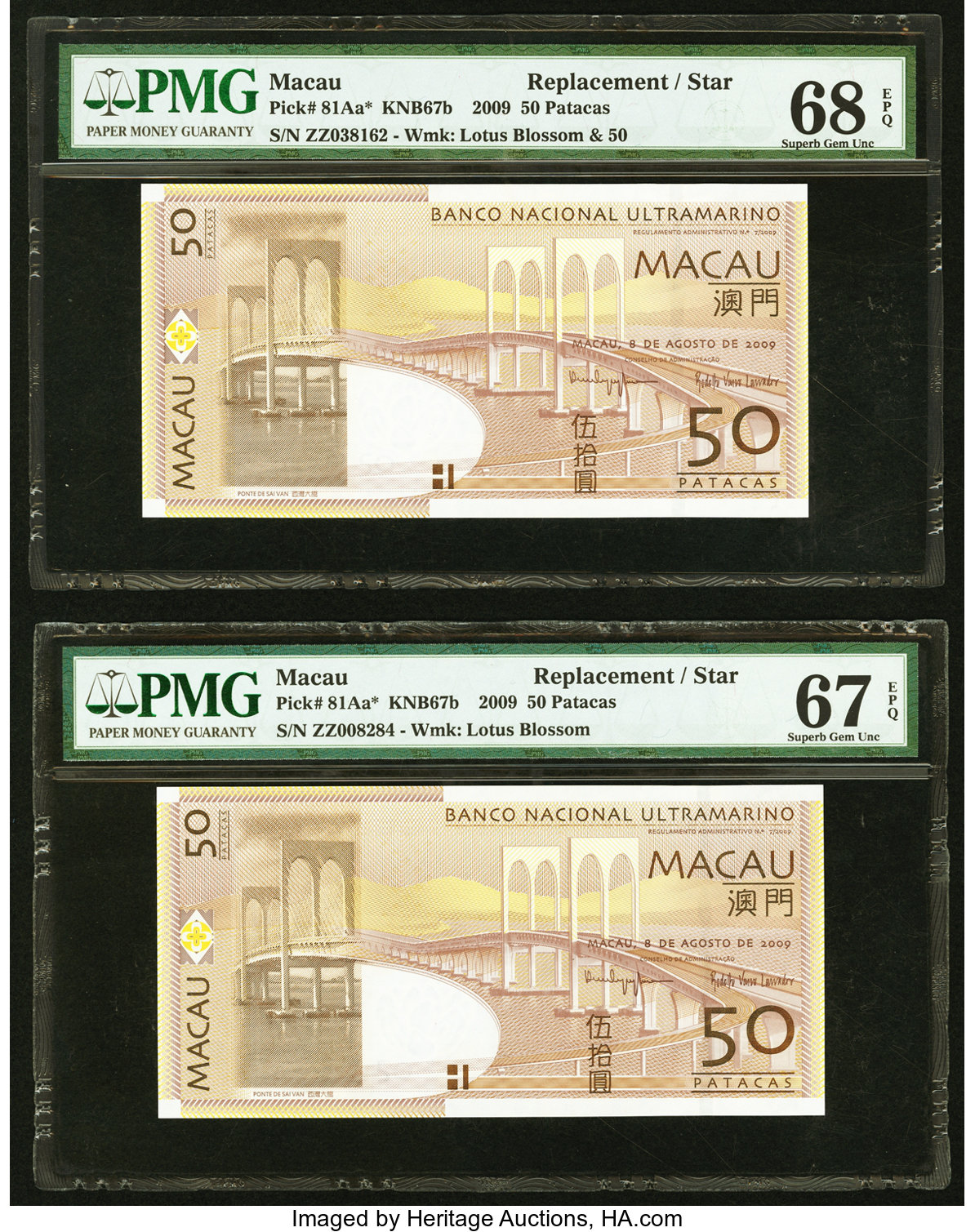 image for: Macau  20 patacas (B069e)