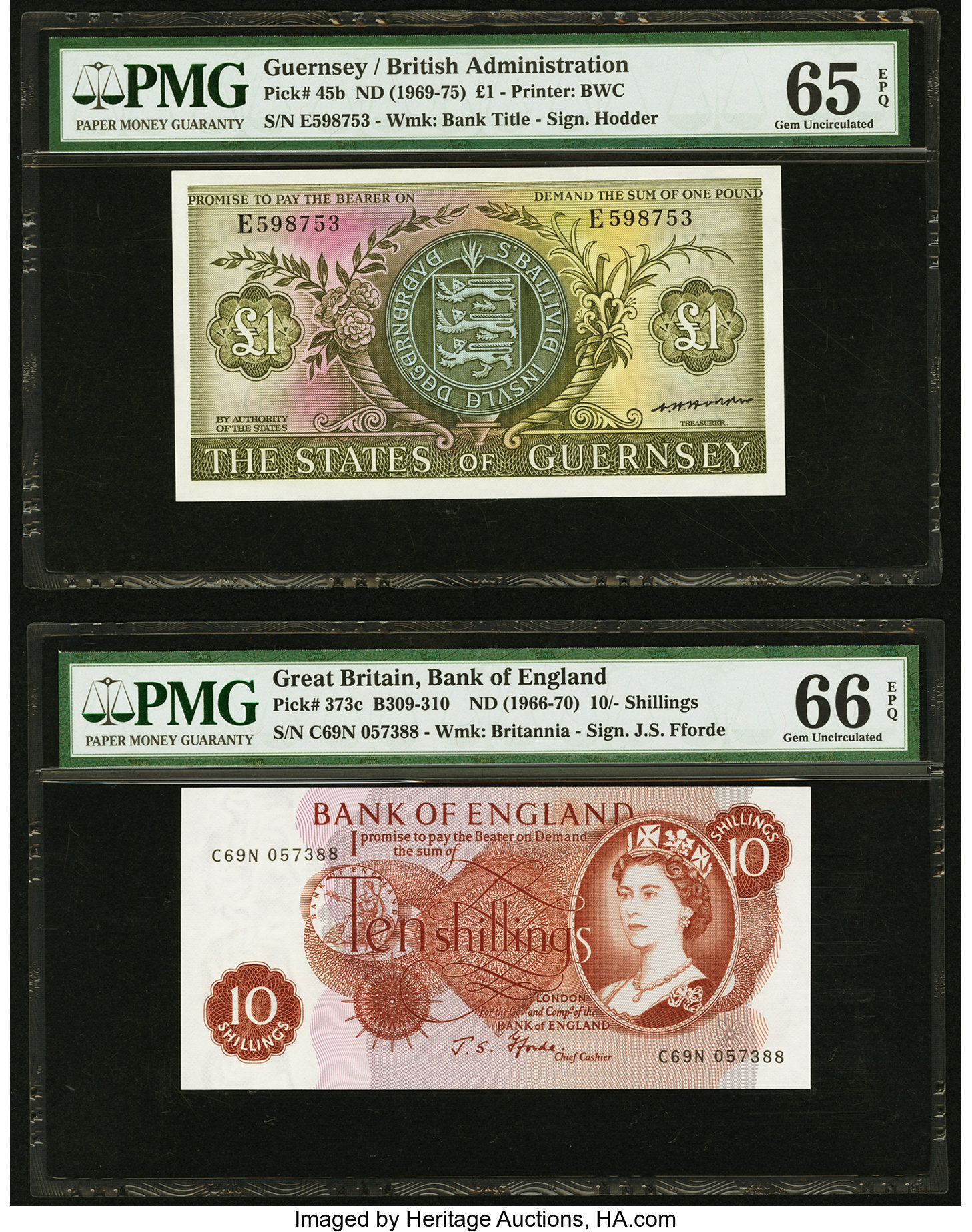image for: Guernsey  1 pound (B150b)