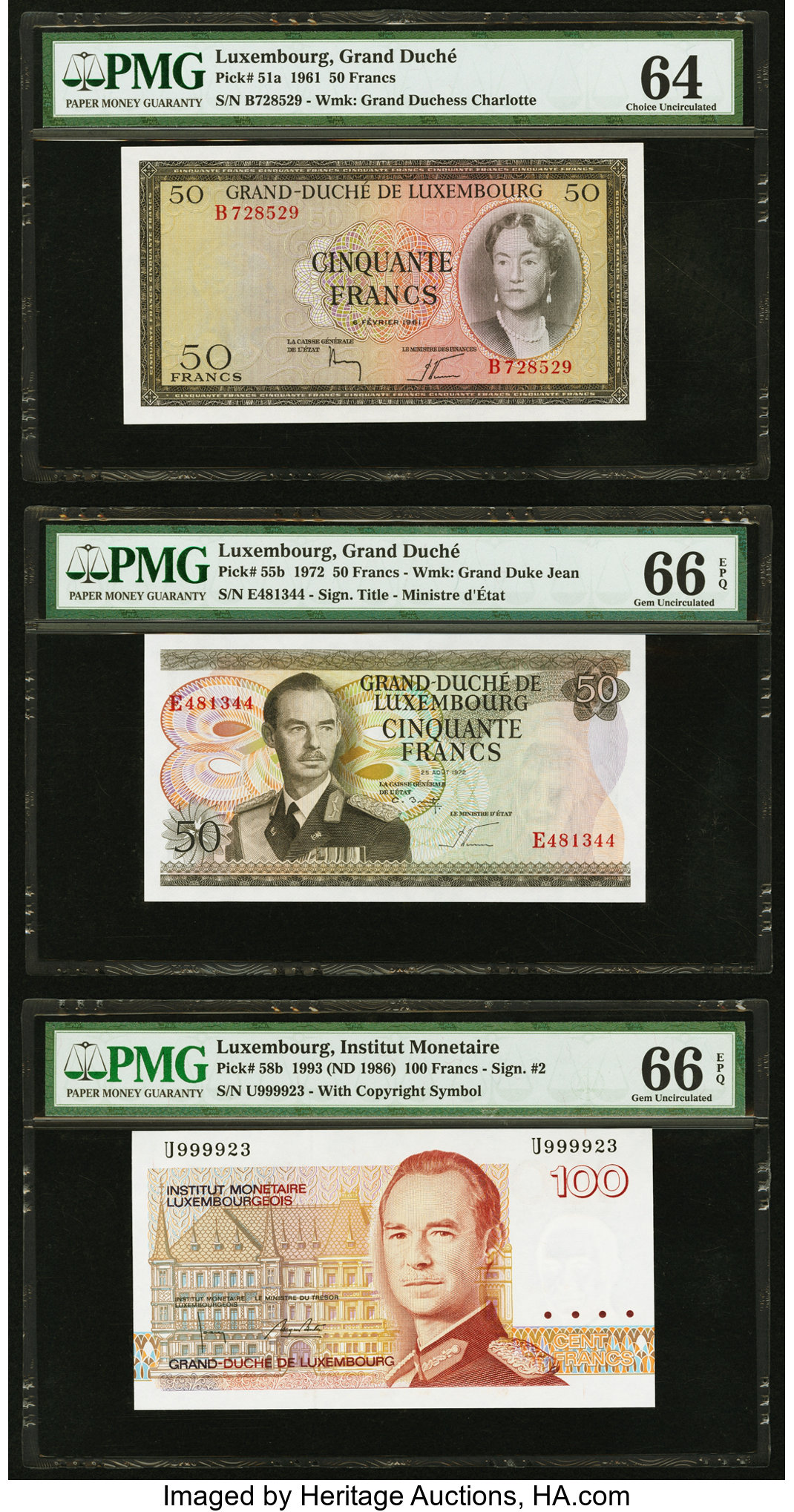image for: Luxembourg  50 francs (B334ap)