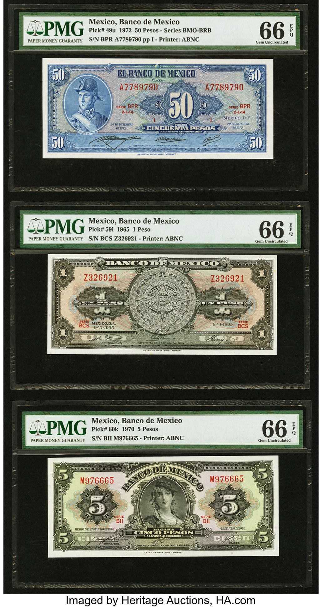 image for: Mexico  5 pesos (B622a)