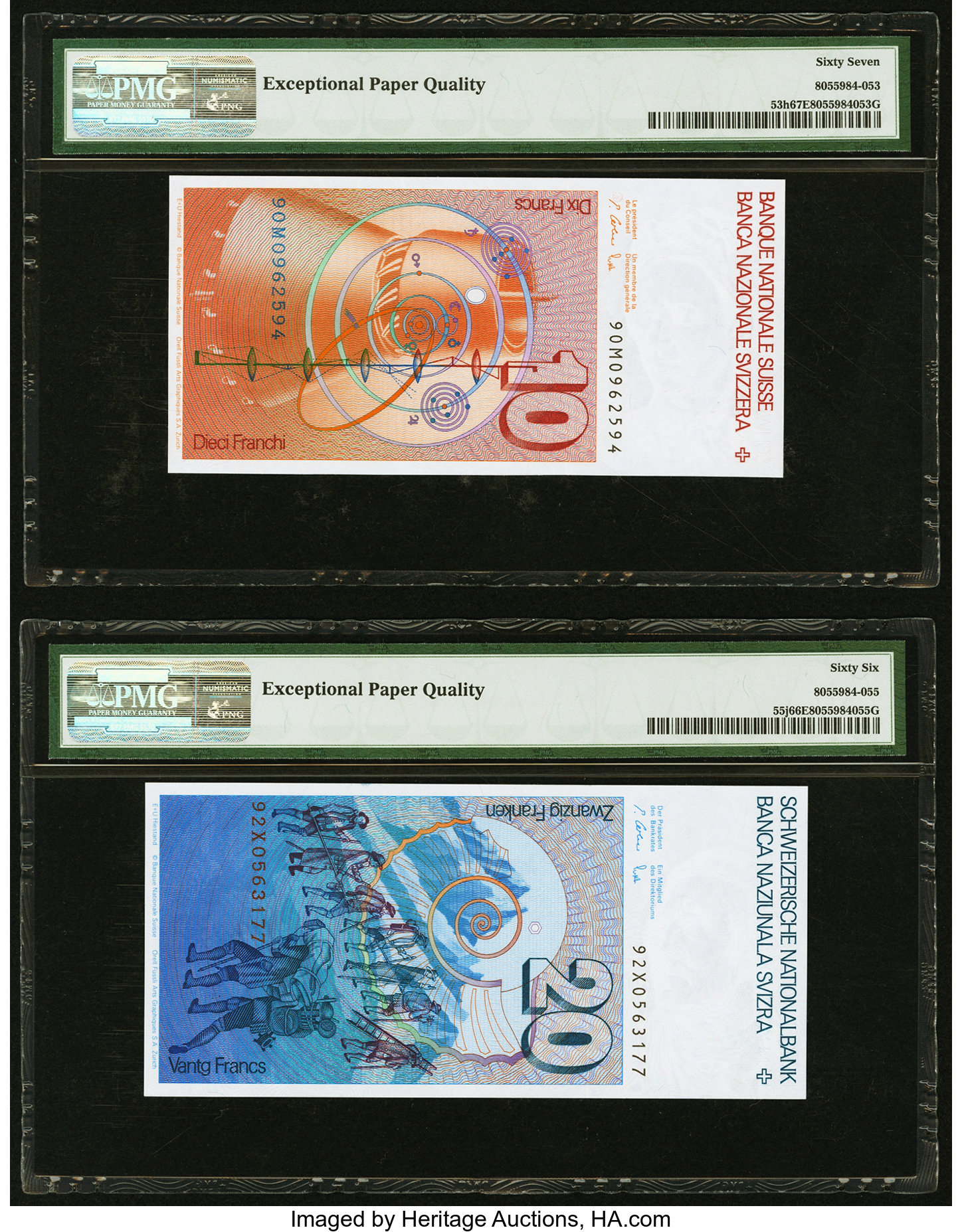 image for: Switzerland  10 francs (B337d)