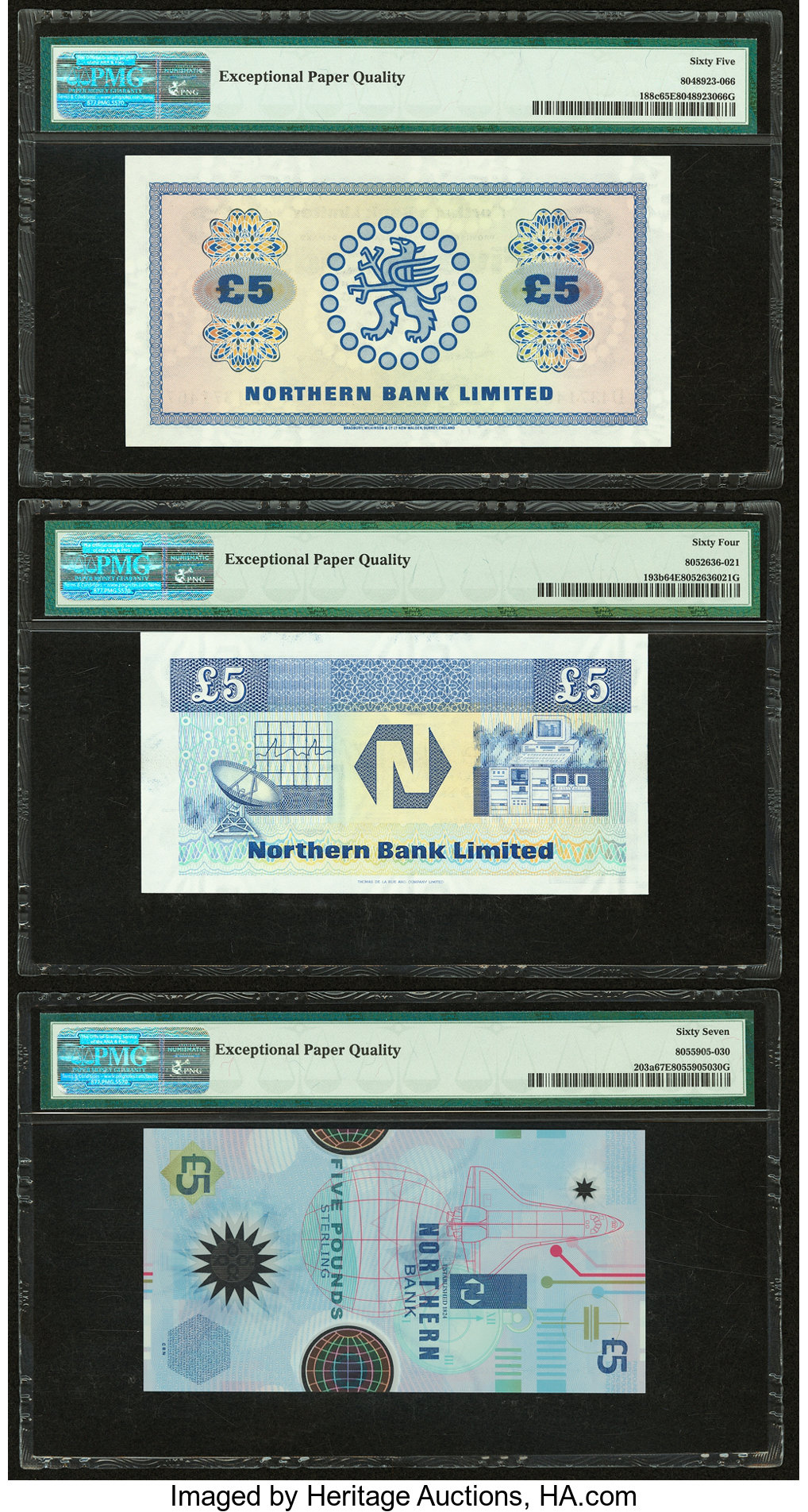image for: Northern Ireland  5 pounds (B432a)