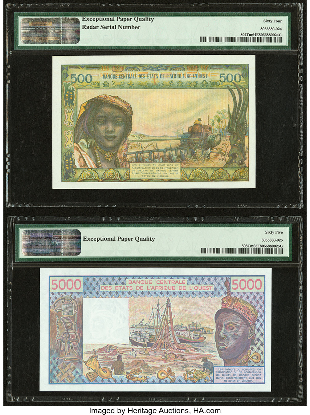 image for: West African States  500 francs (B107Ta)