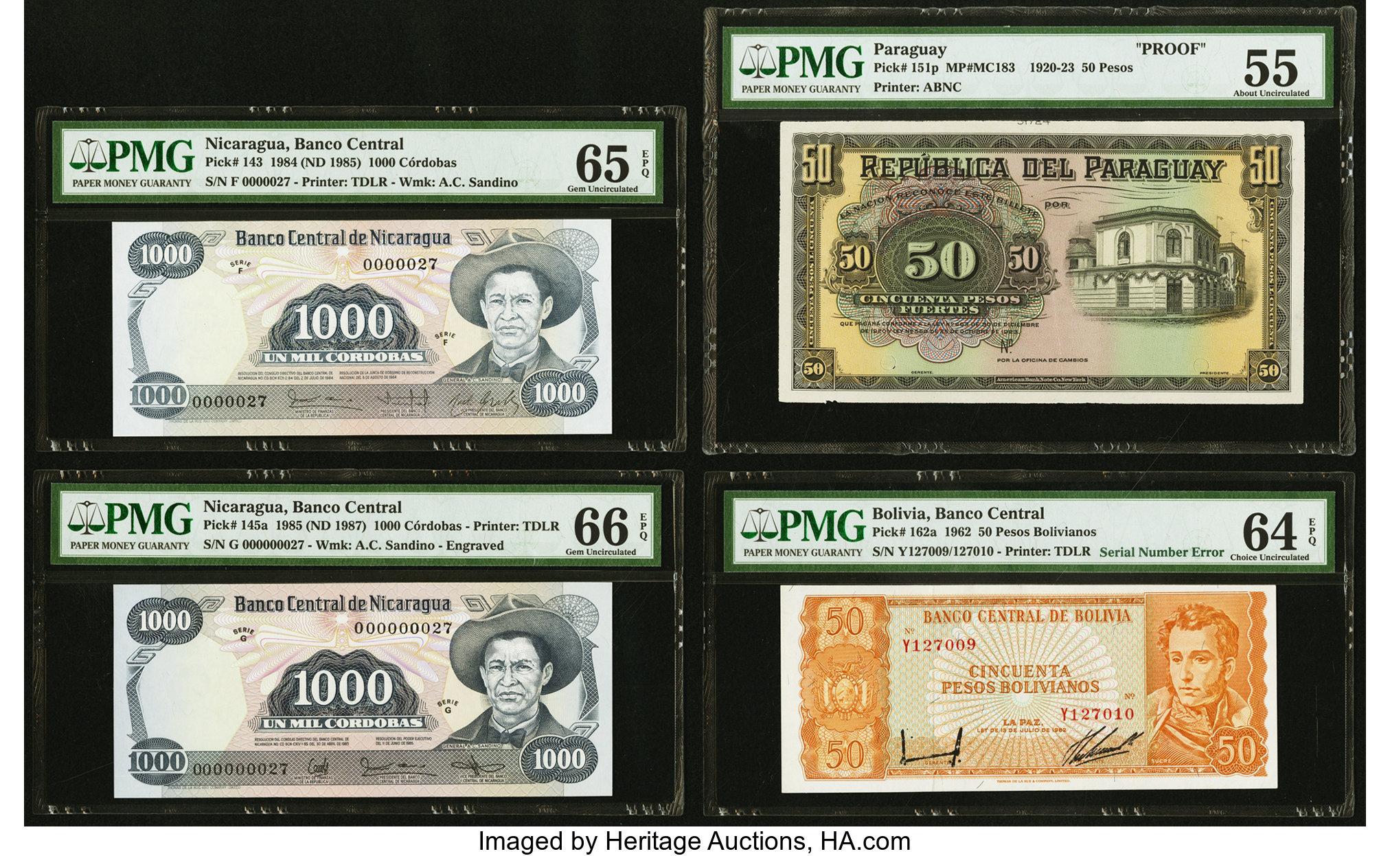 image for: Nicaragua  1,000 c?rdobas(B437as)