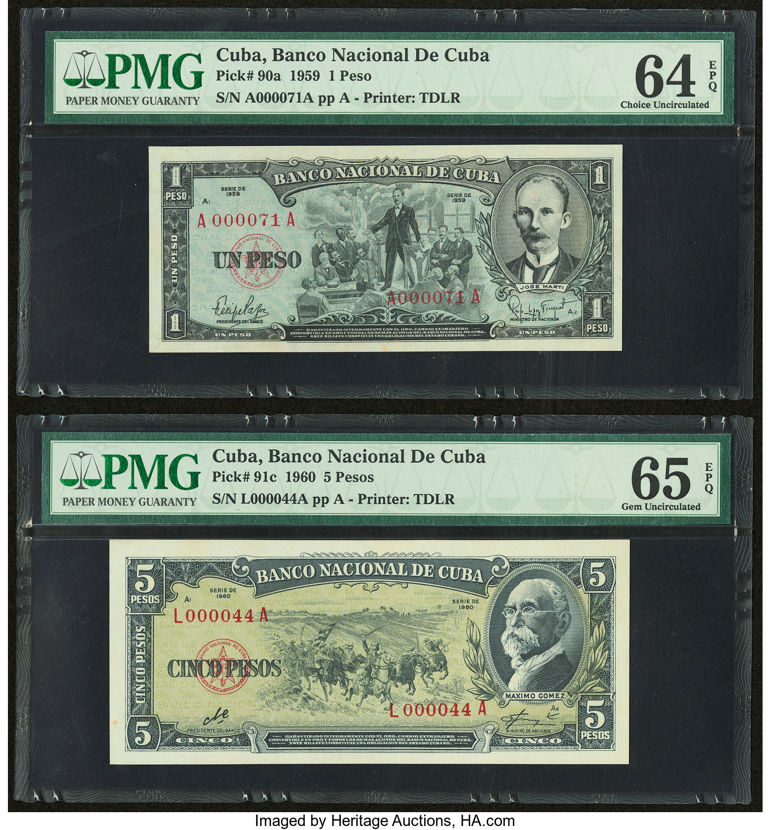 image for: Cuba  1 peso (B813as2)