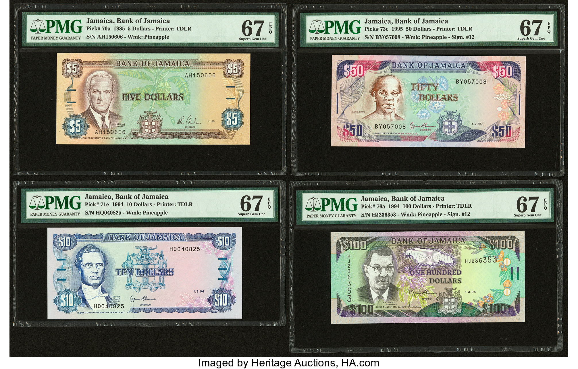 image for: Jamaica  5 dollars (B226e)