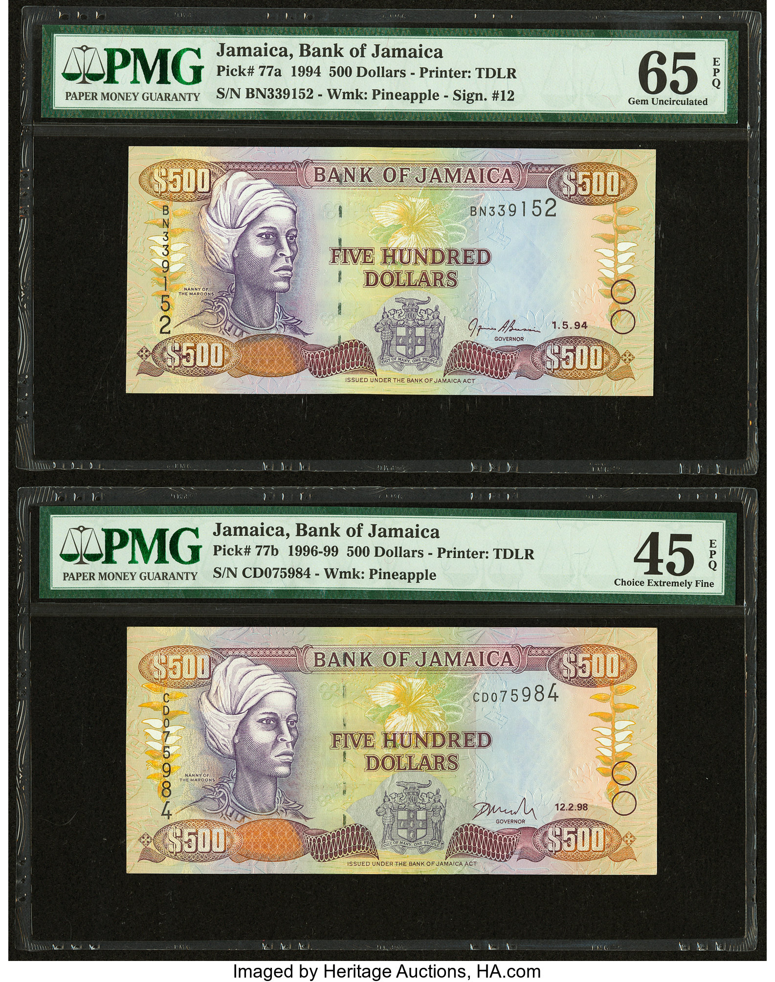 image for: Jamaica  500 dollars (B233dz)