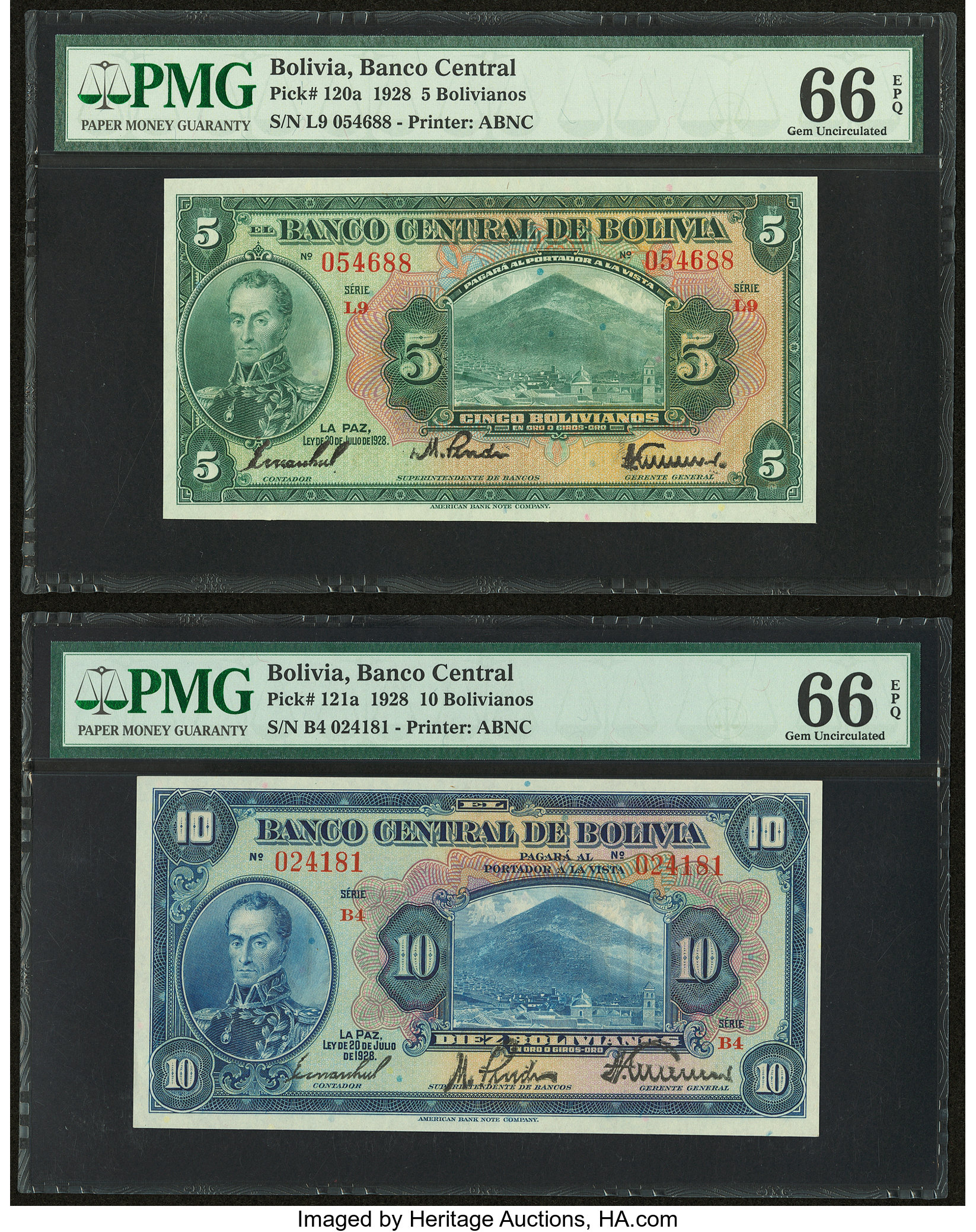 image for: Bolivia  5 bolivianos(B308b)