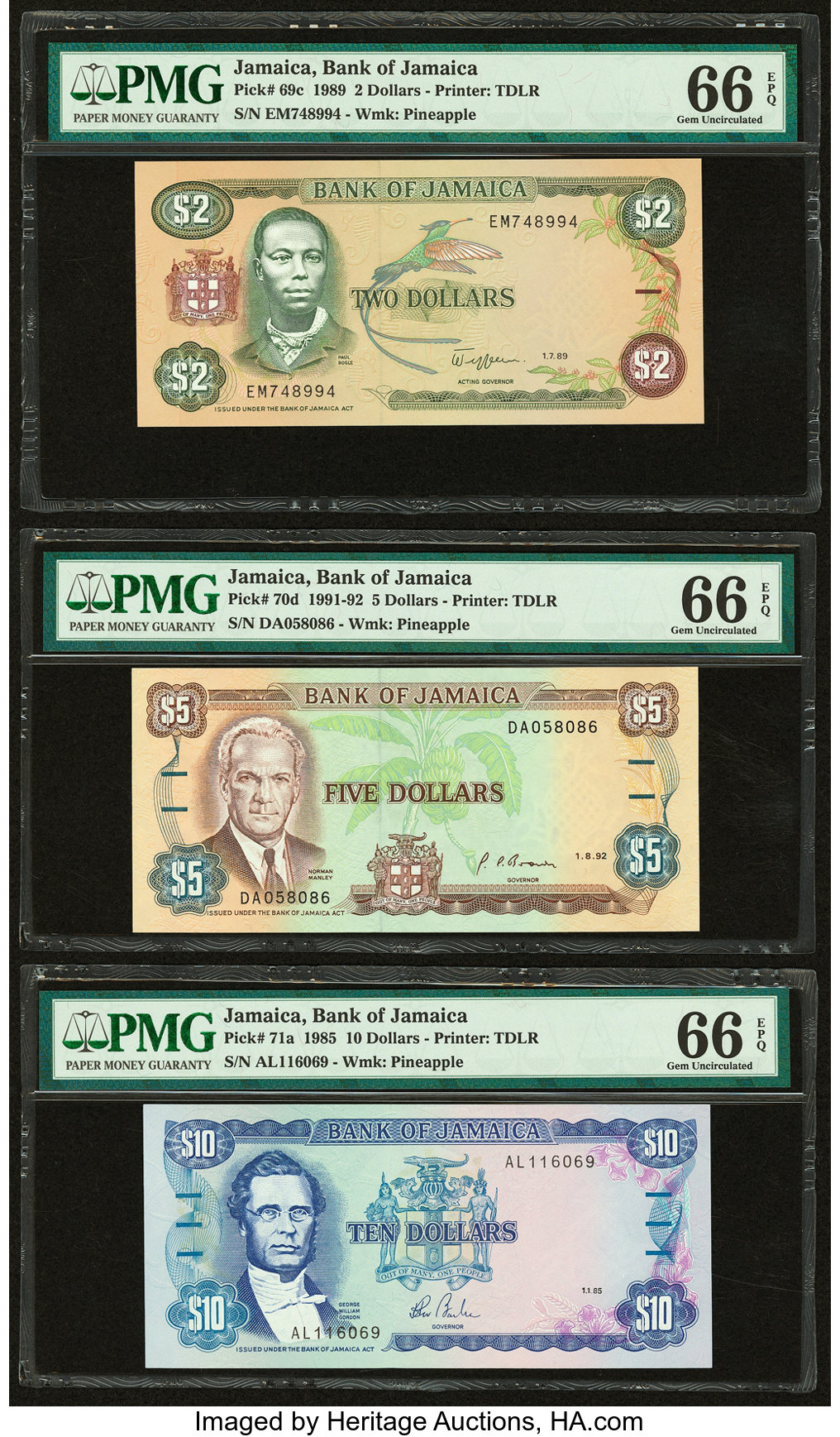 image for: Jamaica  500 dollars (B233as2)