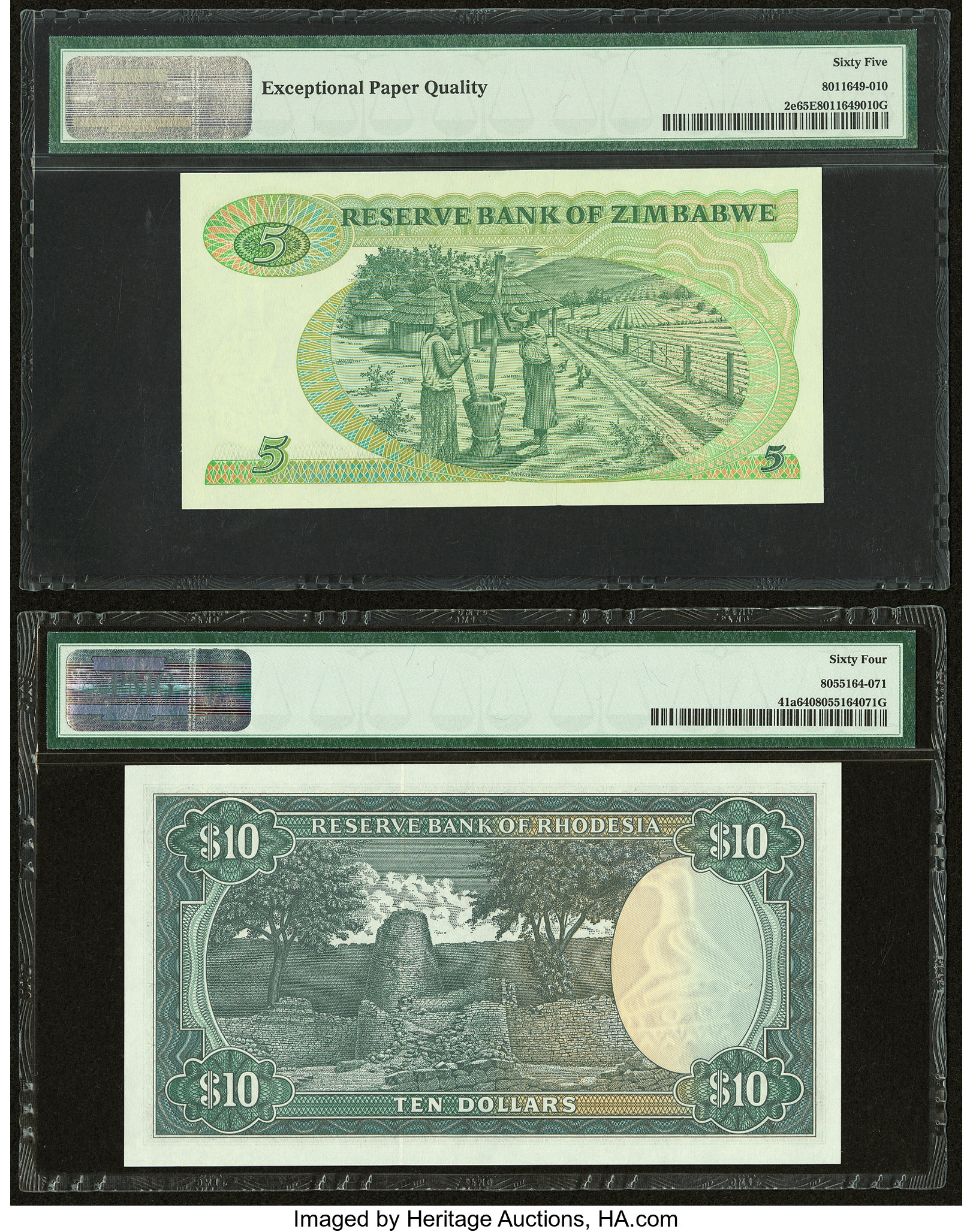 image for: Zimbabwe  5 dollars (B102a)