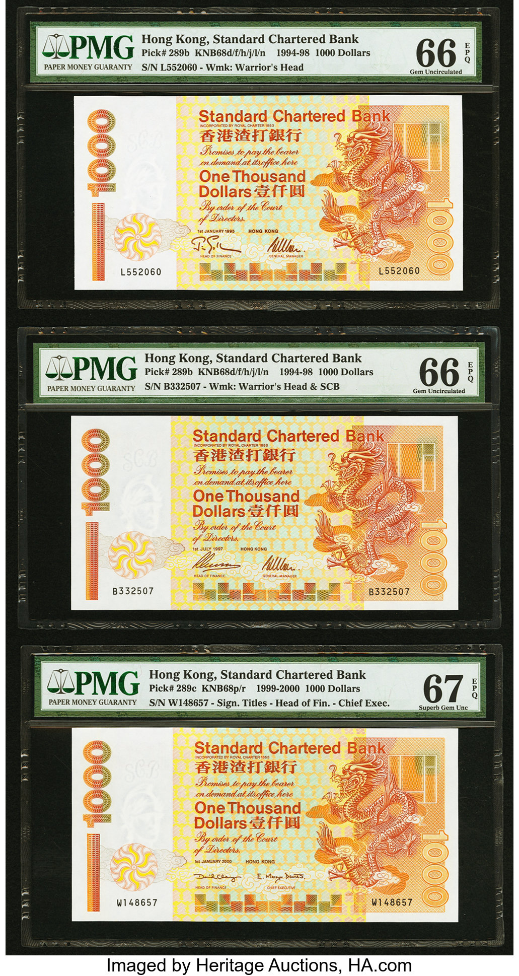 image for: Hong Kong  1,000 dollars (B412k)