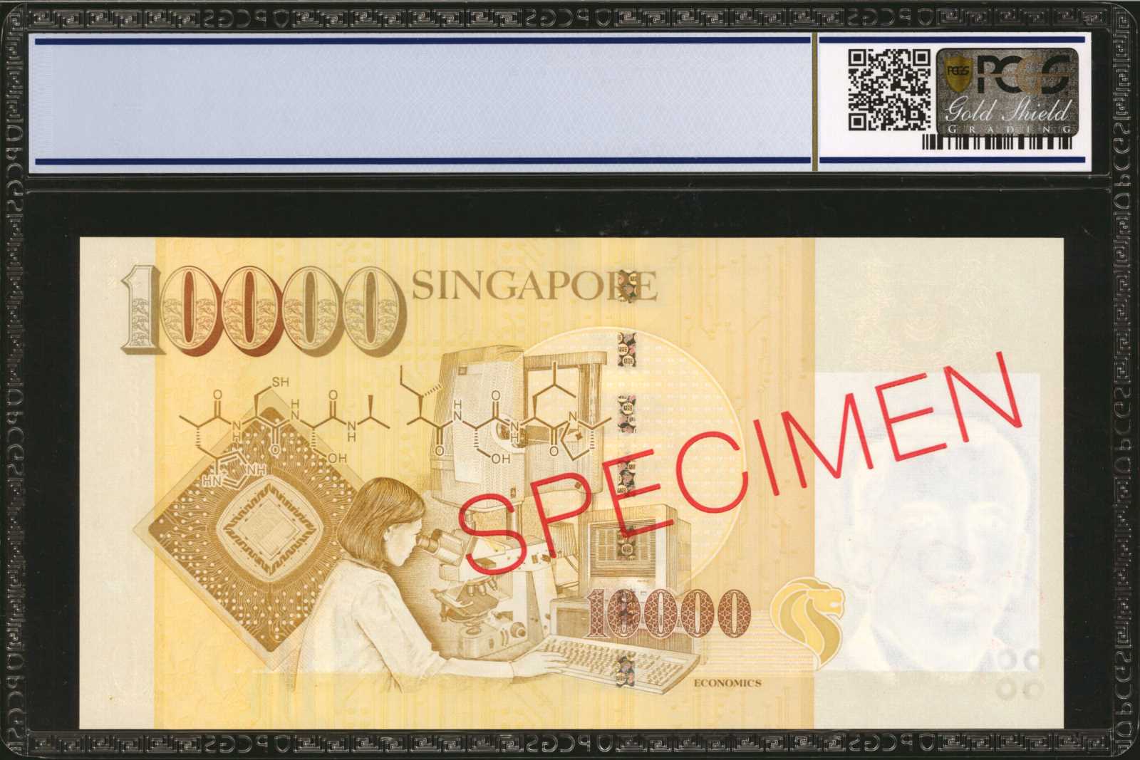 image for: Singapore  10,000 dollars (B138a)
