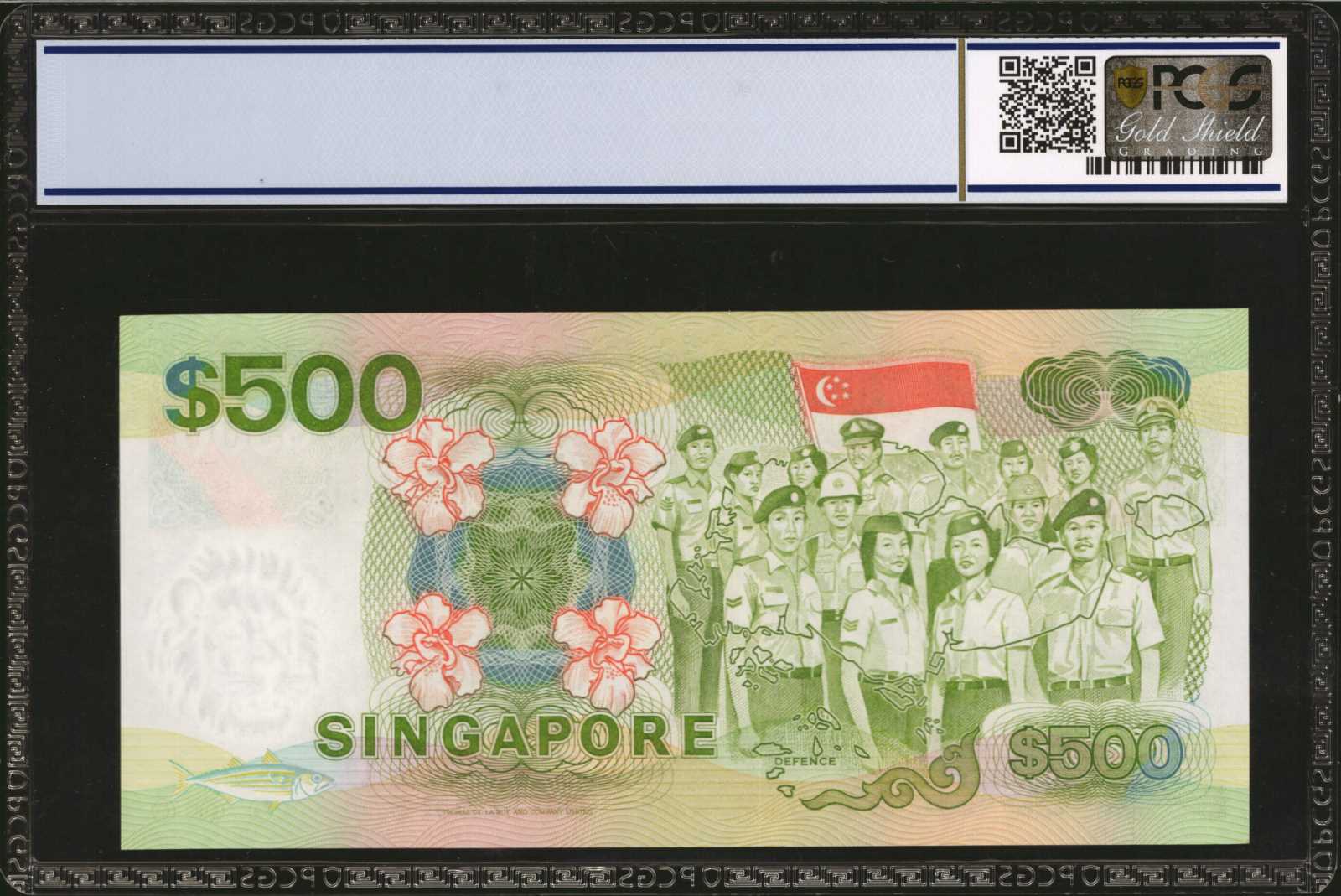 image for: Singapore  500 dollars (B125az)