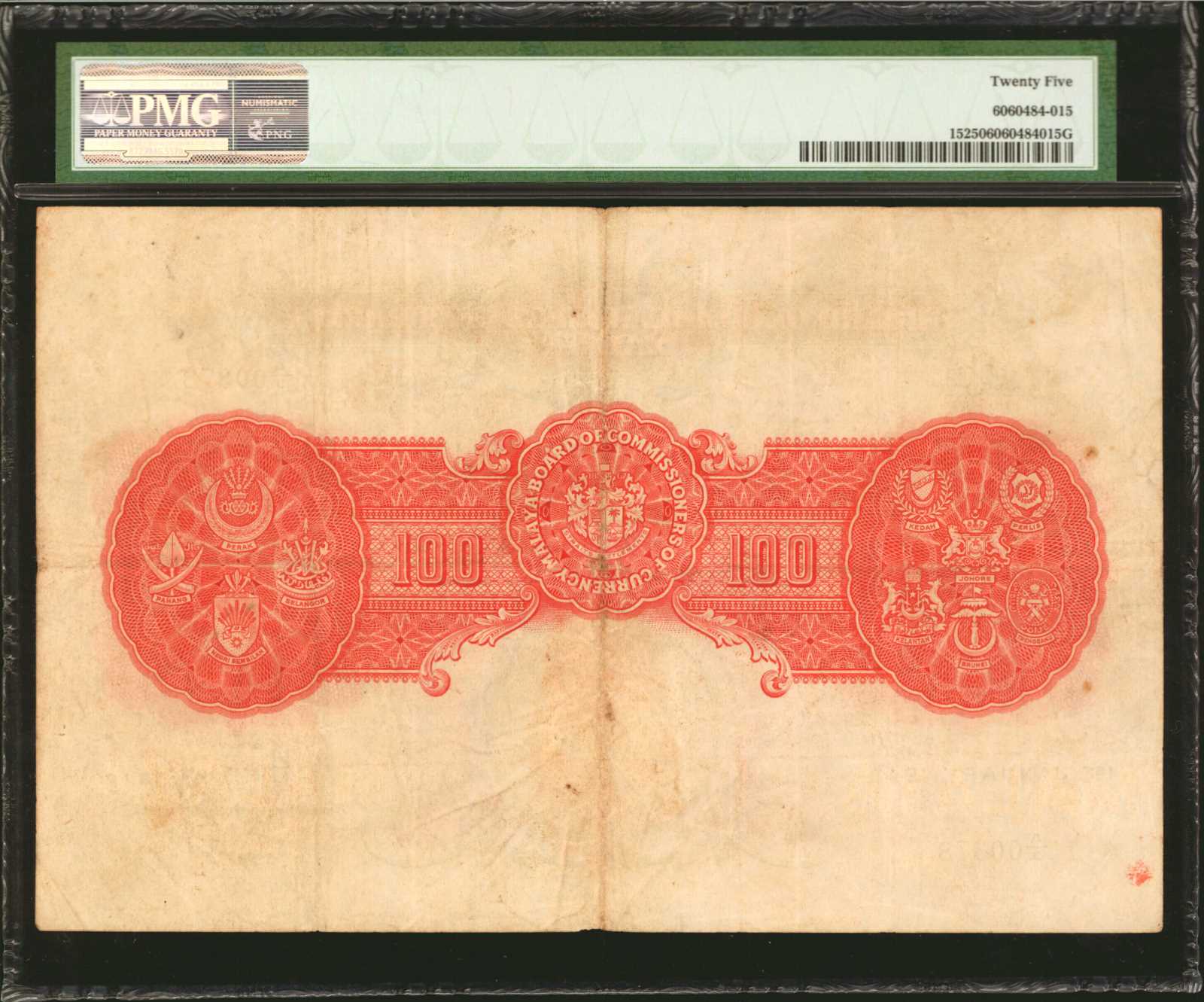 image for: Malaya  100 dollars(B116at)