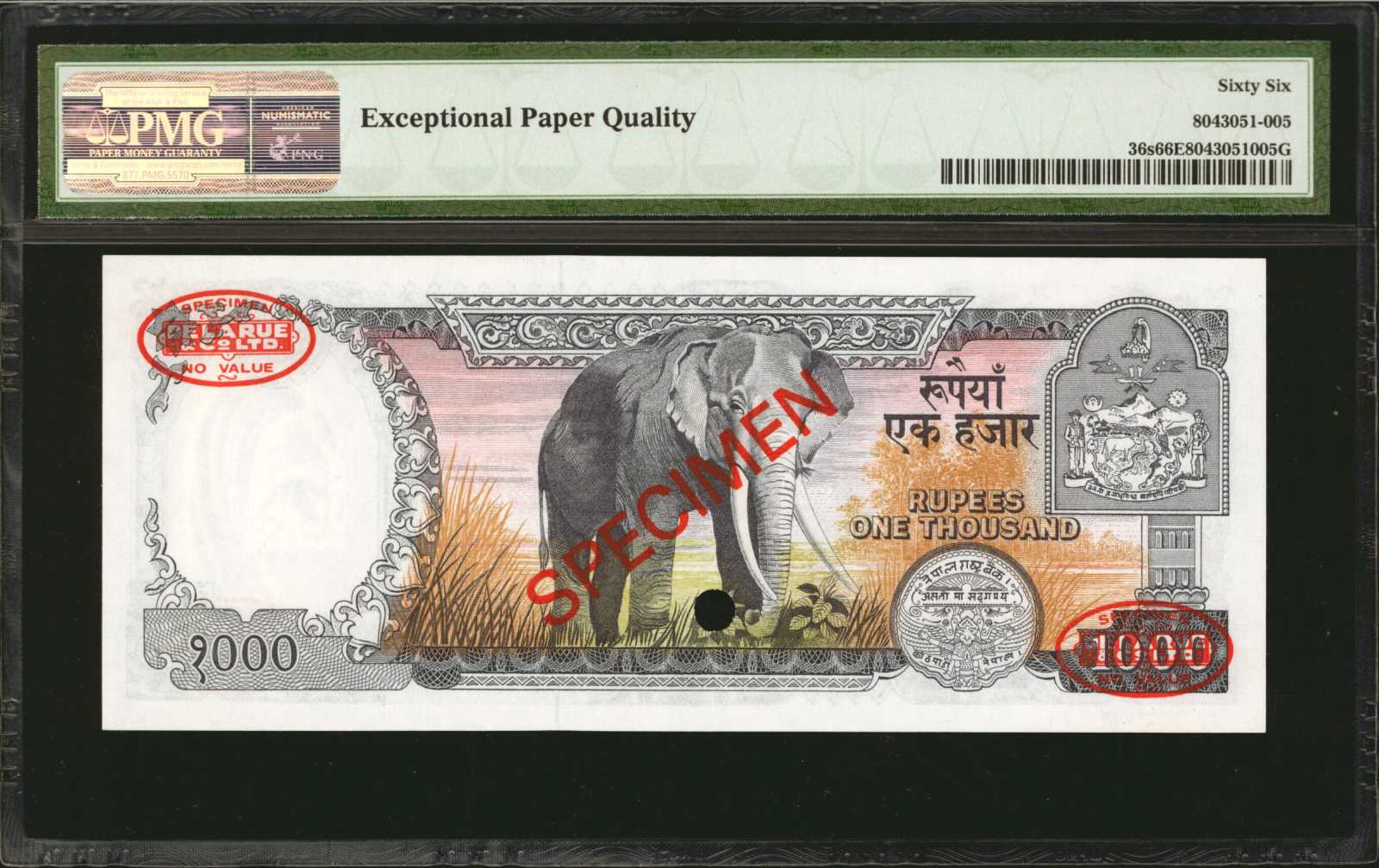image for: Nepal  1,000 rupees (B238cs)