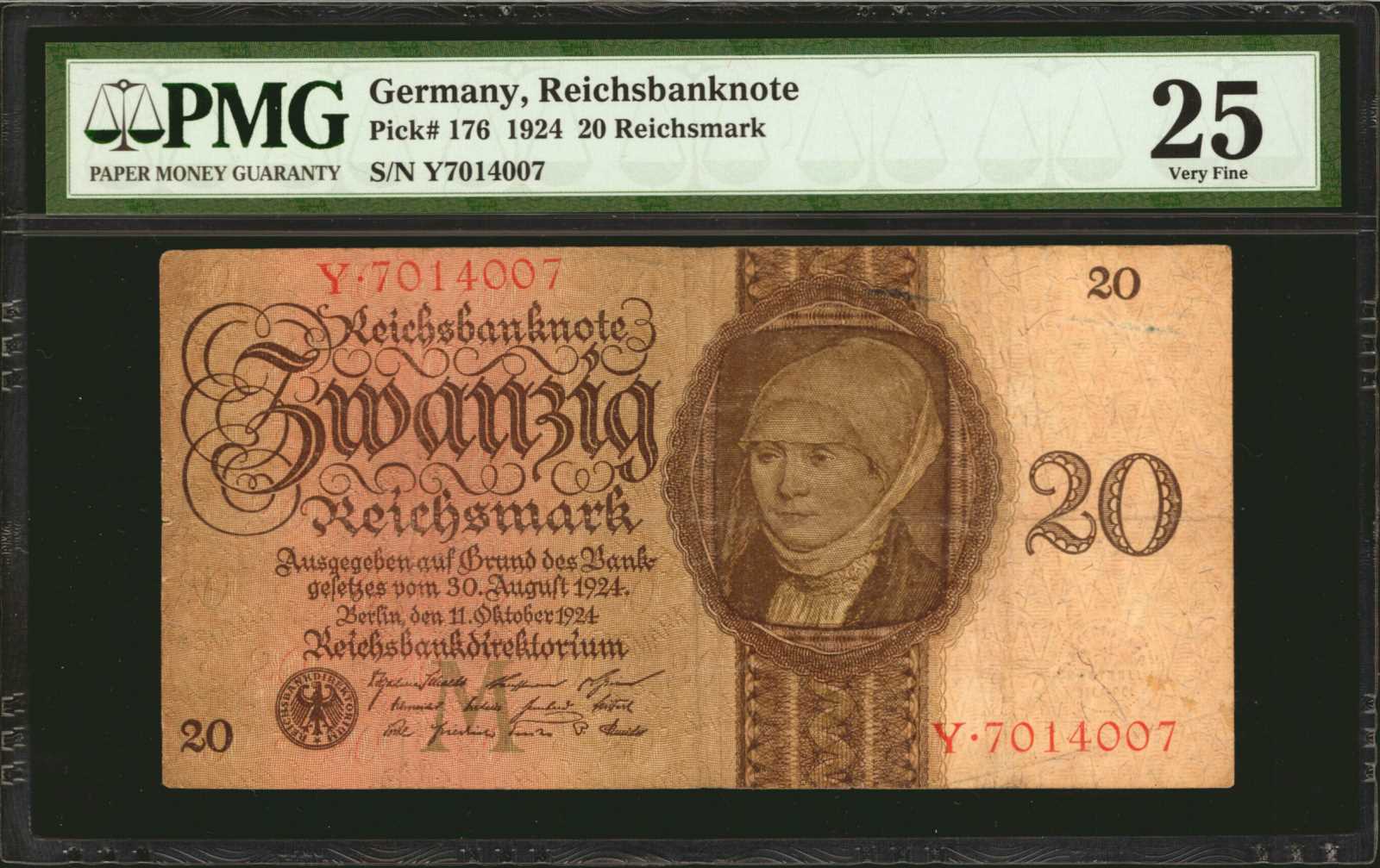 image for: Germany  20 reichsmark (B314a10)