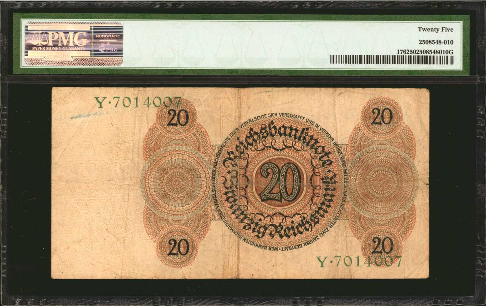 image for: Germany  20 reichsmark (B314a9)