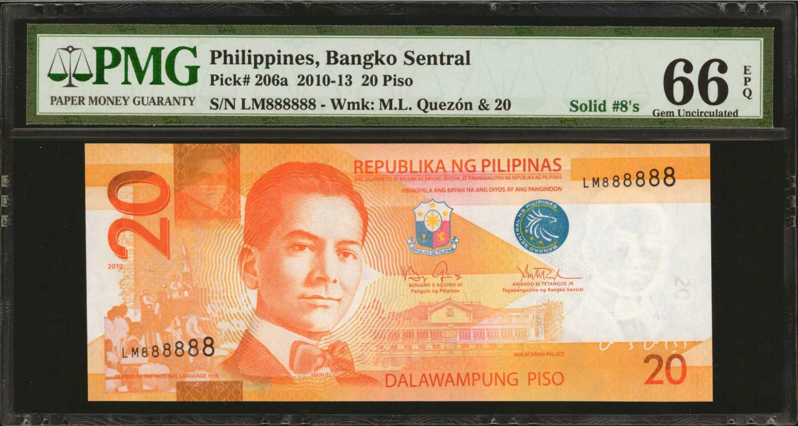 image for: Philippines  20 piso (pesos) (B1077a)