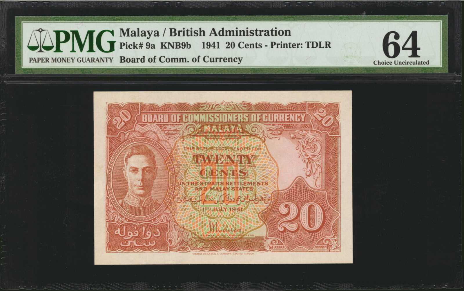 image for: Malaya  10 dollars(B106a)