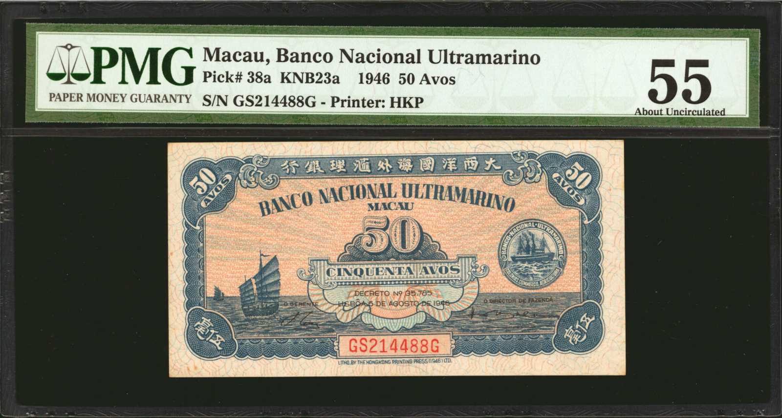 image for: Macau  100 patacas (B041a)