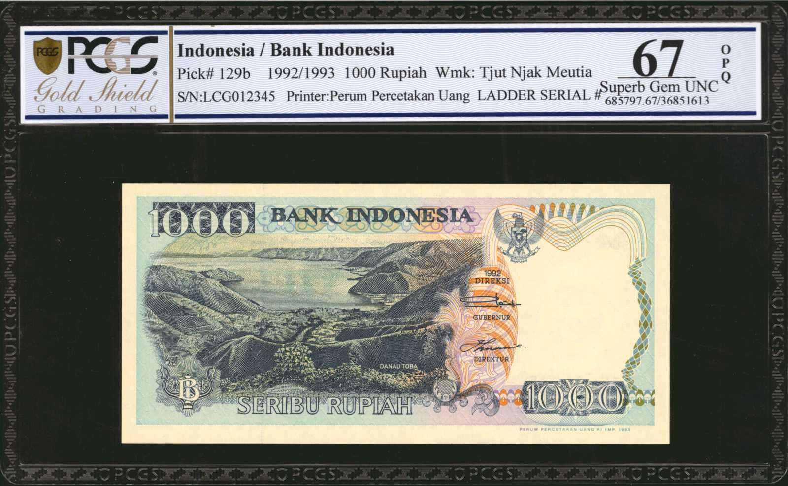 image for: Indonesia  1,000 rupiah(B587d)