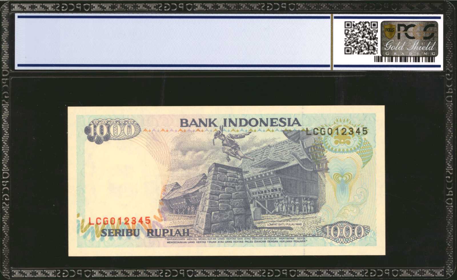image for: Indonesia  1,000 rupiah(B587f)