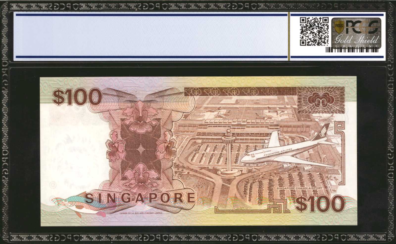 image for: Singapore  100 dollars (B124bz)