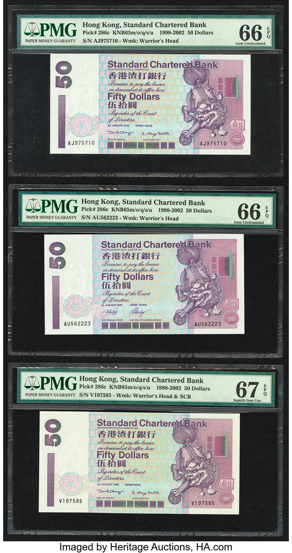 image for: Hong Kong  50 dollars (B409d)