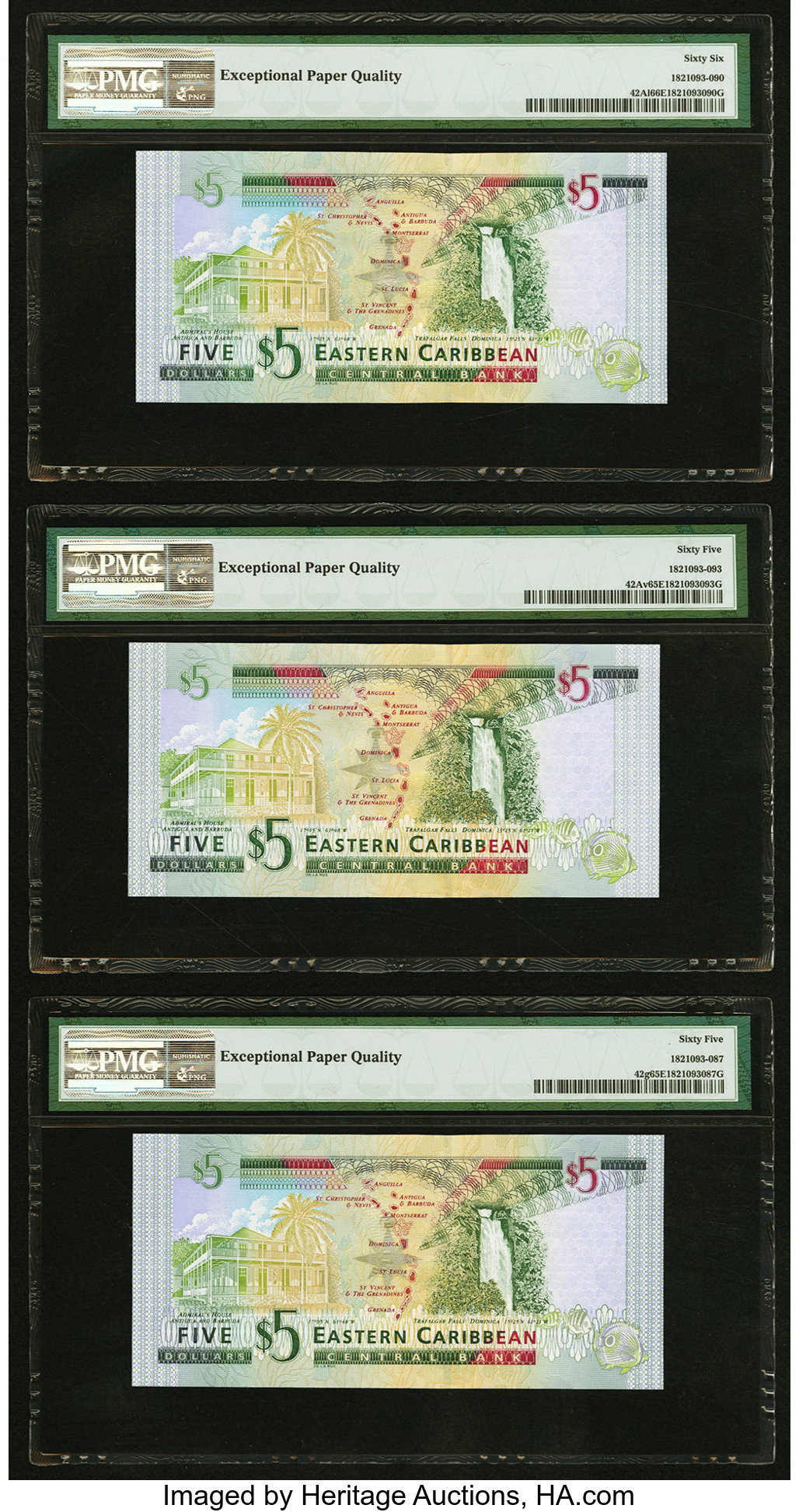 image for: East Caribbean States  5 dollars (B226u)